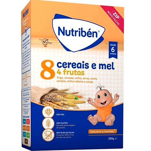 Nutriben - 8 Cereals Honey and 4 Fruits 