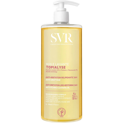 SVR - Topialyse Cleansing Micellar Oil for Dry and Atopic Skin 1 L