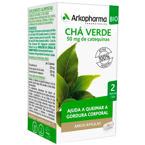 Arkopharma - Arkocápsulas Chá Verde Bio Suplemento Alimentar 