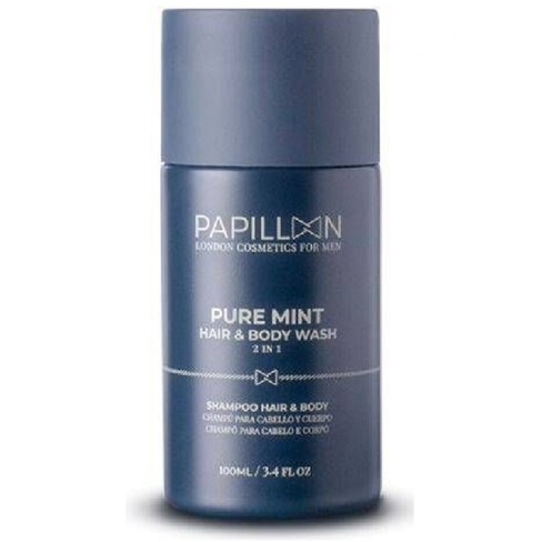 Papillon - Pure Mint Shampoo para Cabelo e Corpo Uso Diário 