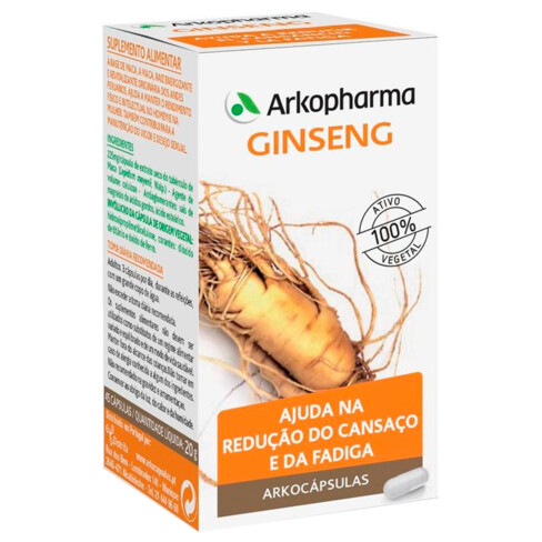 Arkopharma - Arkocápsulas Ginseng Suplemento Alimentar 