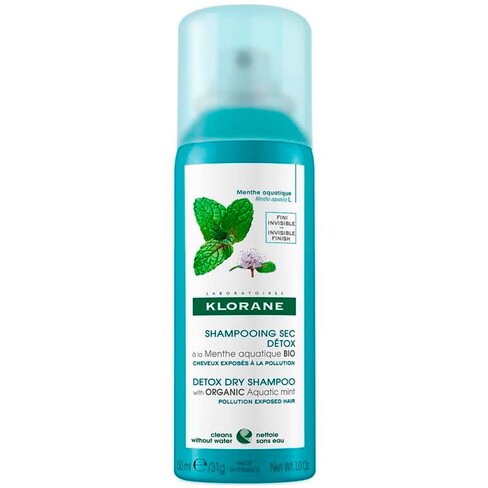 Klorane - Aquatic Mint Detox Dry Shampoo 