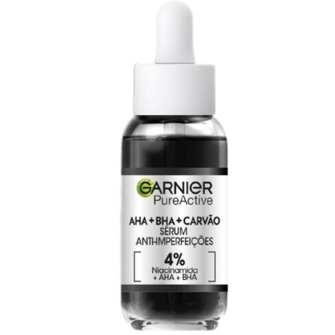 Garnier - AHA + BHA + Charcoal Anti-Blemish Serum