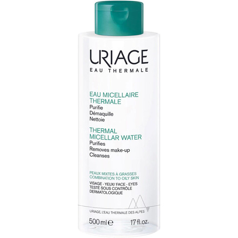 Uriage - Thermal Micellar Water Make-Up Remover Combination to Oily Skins 