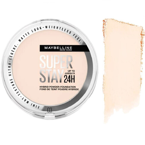 maybelline superstay hibrido base de maquillaje en polvo 24h - delaUz