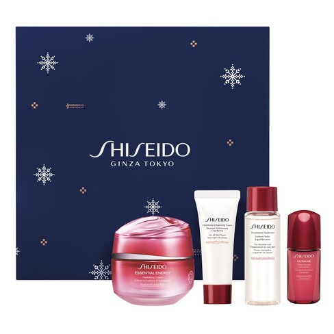 Shiseido - EE Cream 50 mL + Clarifying Foam 15mL + Treatment Softner 30mL + Ultimune 10mL