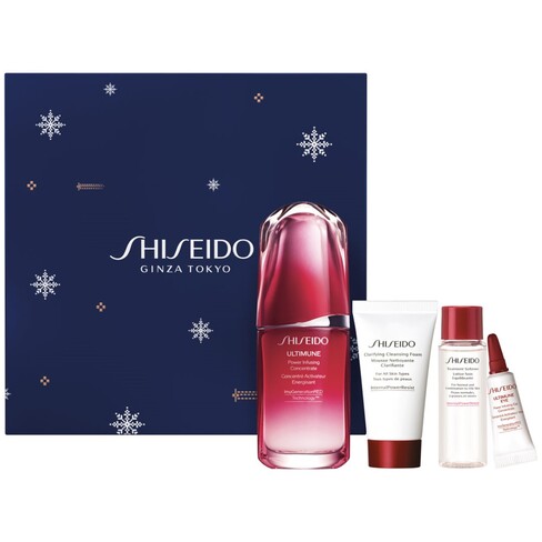 Shiseido - Ultimune 50mL + Clarifying Foam 15mL + Toner 30mL + Ultimune Eye Concentrate 3mL