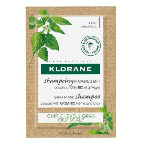 Klorane - Nettle Bio Mask Shampoo 2 in 1 with Argil 