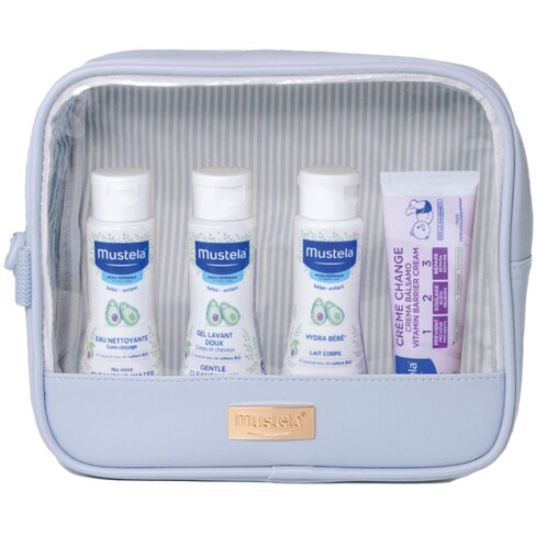Mustela - Blue Travel Bag with the Indispensable