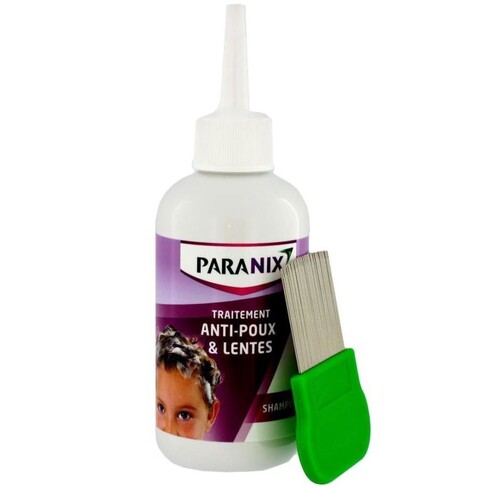 Paranix Shampoing De Traitement Anti-Poux Et Anti-Lentes 200ml + Peigne