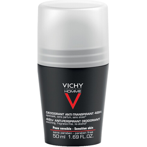 Vichy - Homme Roll-On Antiperpirant 48H Sensitive Skin 