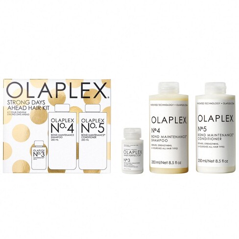 Olaplex - No.3 Hair Perfector 50mL + No.4 Shampoo 250mL + No.5 Condicionador 250mL