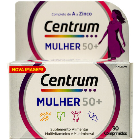 Centrum - Mulher 50 + Suplemento Multivitaminico com Minerais 