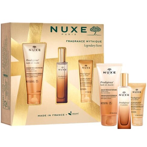 Nuxe - Prodigieux Le Parfum 30 mL + Huile de Douche 100 mL + Lait Perfumé 30 mL
