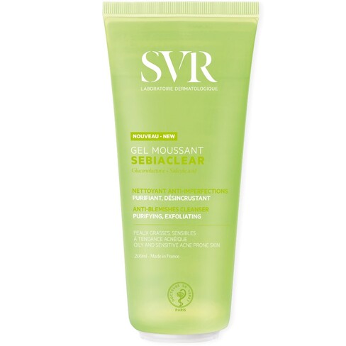 SVR - Sebiaclear Gel Moussant Soap-Free Purifying Cleanser for Oily Skin 