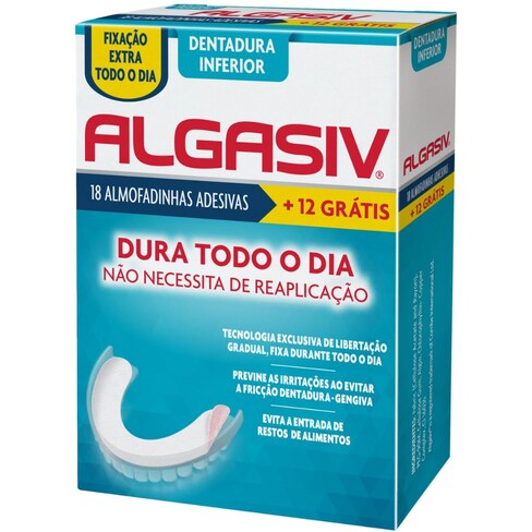 Algasiv - Almofadas Adesivas 18 + 12 Unds