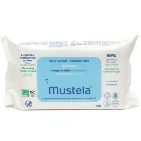 Mustela - Cleansing Wipes without Perfume 