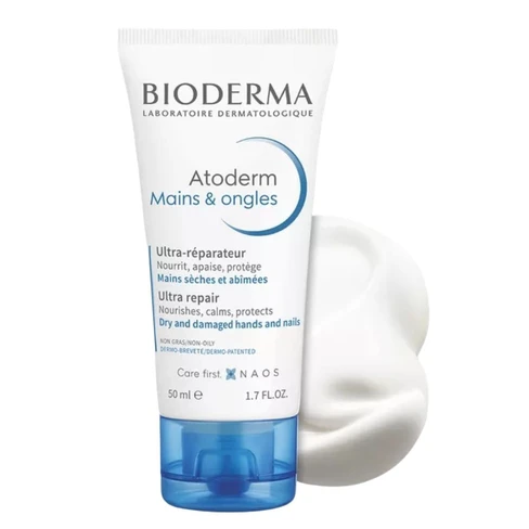 Bioderma Atoderm Mains Repair Hand Cream for Dray and Damaged Skin ...
