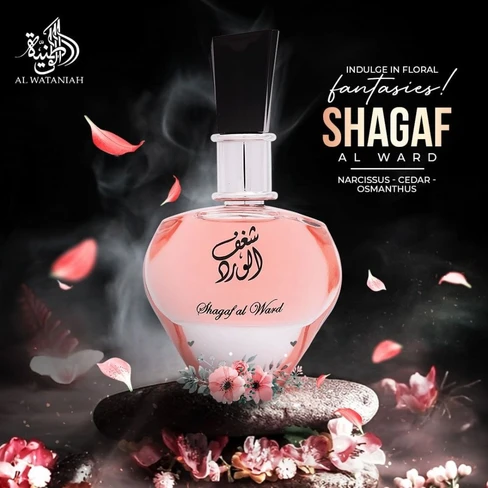 Al Wataniah Shagaf Al Ward Eau de Parfum - SweetCare Aruba