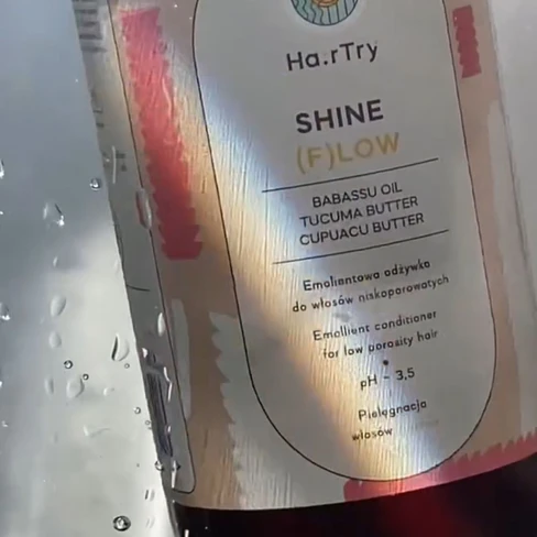 HairTry Acondicionador emoliente Shine (F)low para cabellos de