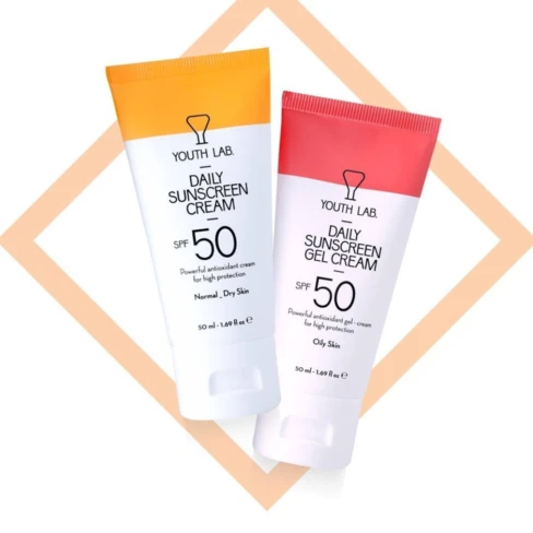 Youth Lab Daily Sunscreen Cream SPF 50 for Normal to Dry Skins ...