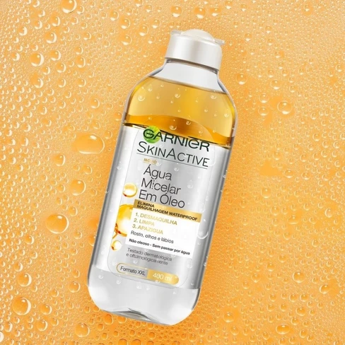 GARNIER SkinActive Mizellenwasser All-in-1 - 375 Ml, Für Gesichtsreinigung