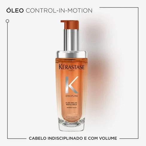 Discipline Oléo-Relax Refillable Hair Oil for Voluminous and