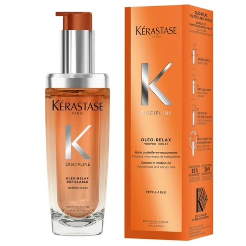 KERASTASE NUTRITIVE OLÉO-RELAX 2本セット Discipline Oléo-Relax Refillable Hair Oil for Voluminous and