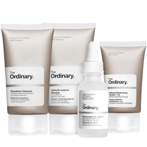 The Ordinary - Niacinamide 10% + Zinc 1% 30mL + Squal.cl. 50ml+ Salicylic Mask 50mL + Nmf + Ha 30mL