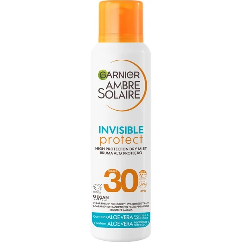 Garnier Ambre Solaire Invisible Protect Dry Mist SPF30 Soothes and ...