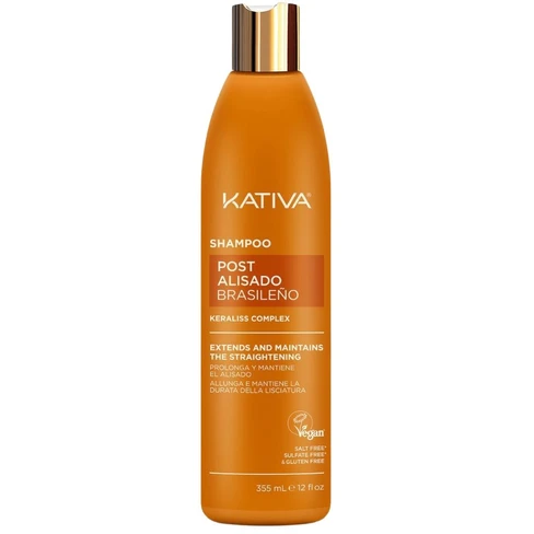 Kativa Champú post Brazilian Straightening con complejo Keraliss