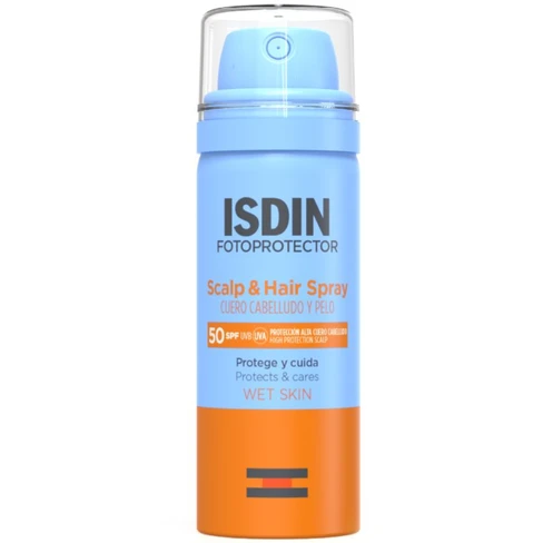 Isdin Fotoprotector Spray Protetor Solar para Cabelo e Couro Cabeludo ...