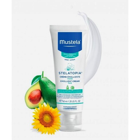 Mustela Stelatopia Emollient Cream Face 40ml