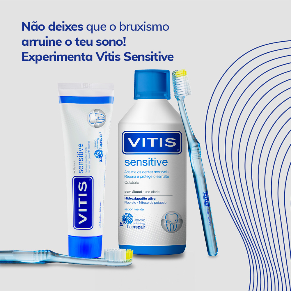 Vitis Ruby Vitis Sensitive Mouthwash Daily Use for Sensitive Teeth SweetCare Curaçao