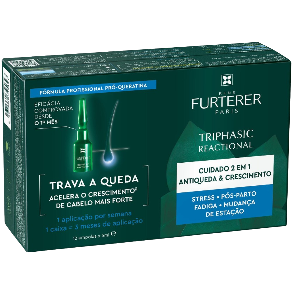 Triphasic Reactional Ampolas para Queda de Cabelo Reacional - René ...