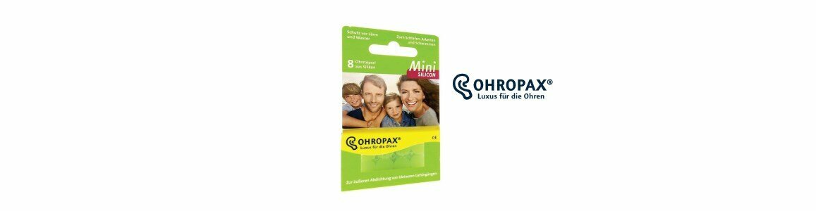 ohropax silicone mini tampoes canais auditivos pequenos 8 unidades en