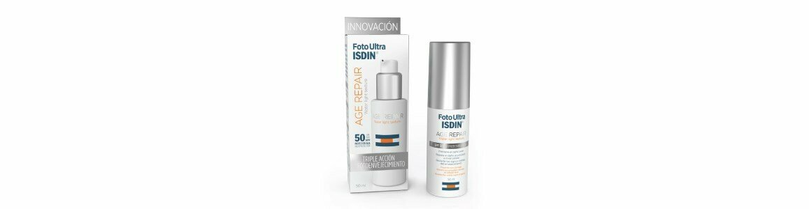 isdin fotoultra age repair spf50 textura fusionwater 50ml en