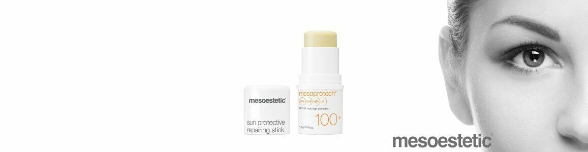 mesoestetic mesoprotech stick protetor 100 reparador anti idade spf50 en