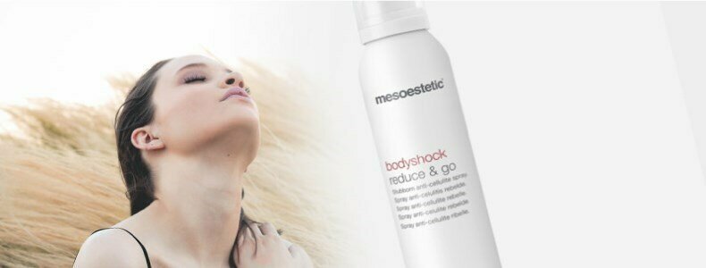 mesoestetic bodyshock reduce go spray celulite rebelde en