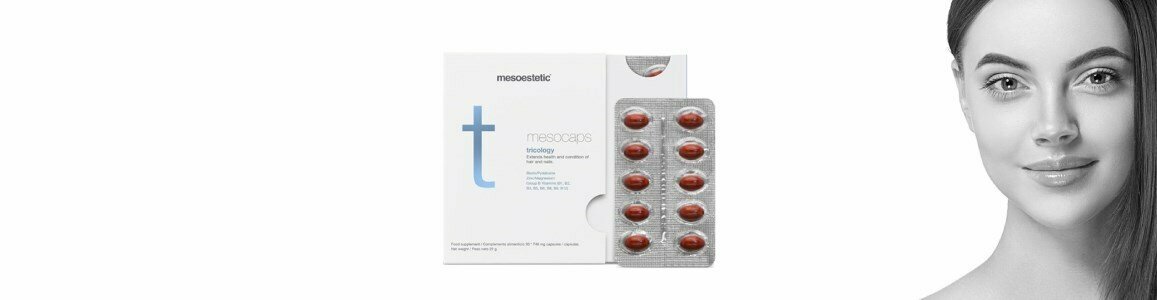 mesoestetic mesocaps tricology suplemento saude bom estado cabelo unhas en