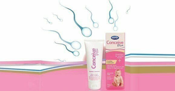 conceive plus gel lubrificante que favorece fertilidade tubo