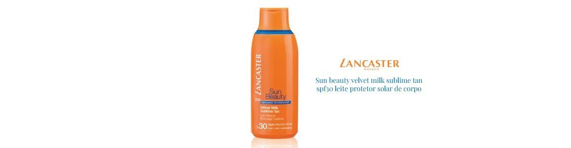 lancaster sun beauty velvet milk spf30 sublime tan body