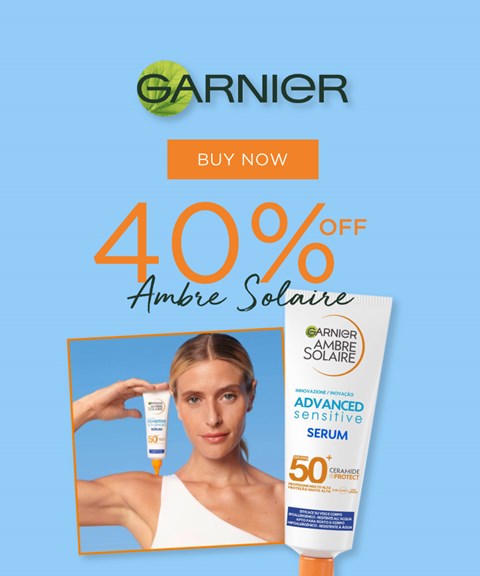 Garnier | 40% Off | Ambre Solaire