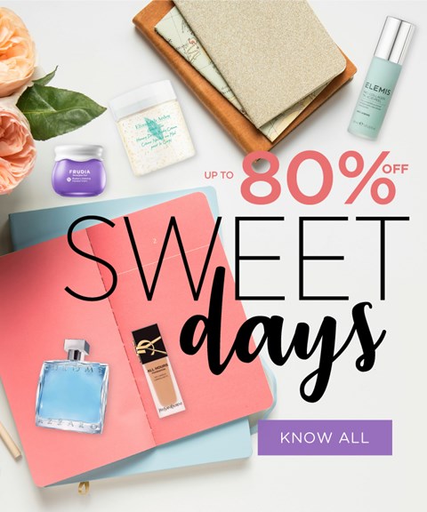 Sweetdays | Hasta 80% de Descuento