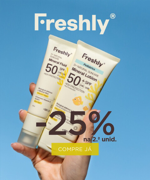 Freshly | -25% na 2ª Und