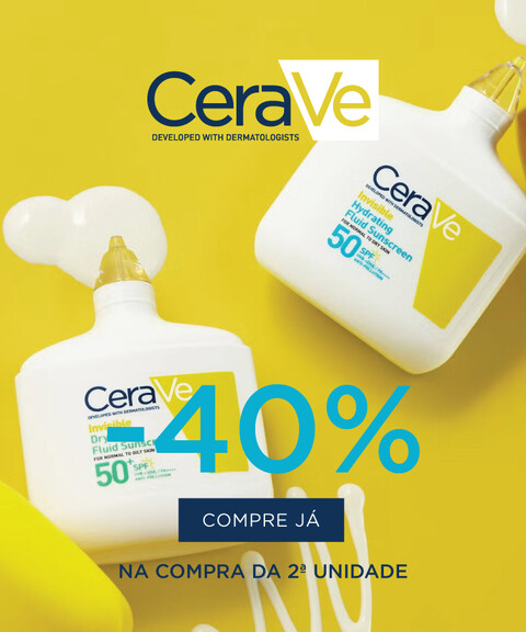 Cerave | -40% na 2ª Und